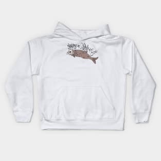 Beaked Whale Kids Hoodie